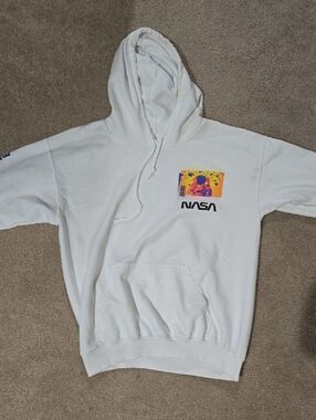NASA Hyperspace Hoodie Space white